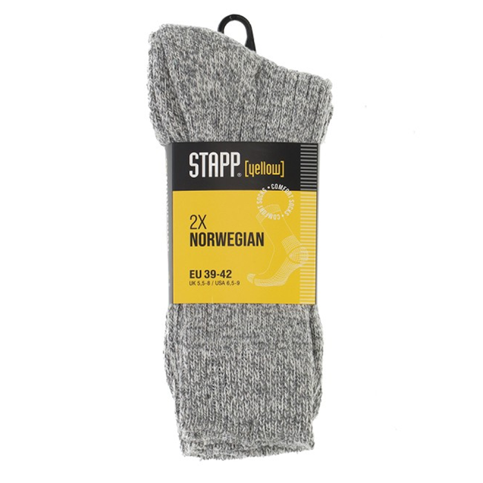 STAPP Warme Noorse Wollen Werksokken 2-Pack