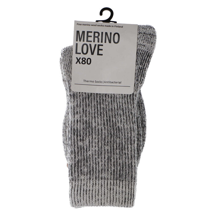 Merino Love X80 Dikke Merino Wollen Sokken met Badstof