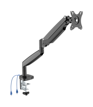 Wandmontage Dual Monitorarm - Drehbar - Monitorhalter