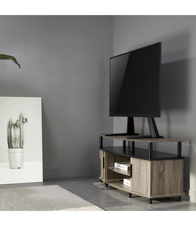 DQ WALL-SUPPORT Atalo TV Tischständer Schwarz