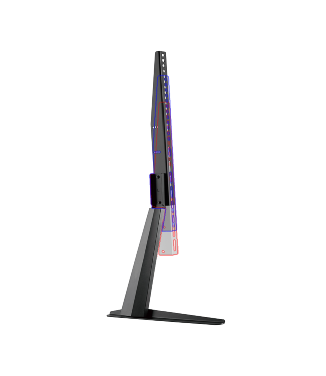 DQ WALL-SUPPORT Atalo TV Tischständer Schwarz