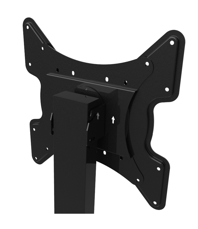 XTRARM Cosmo mobiler TV Ständer Schwarz