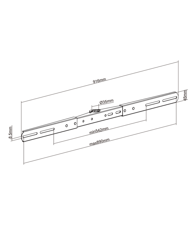XTRARM Soundbar Halterung FS Serie