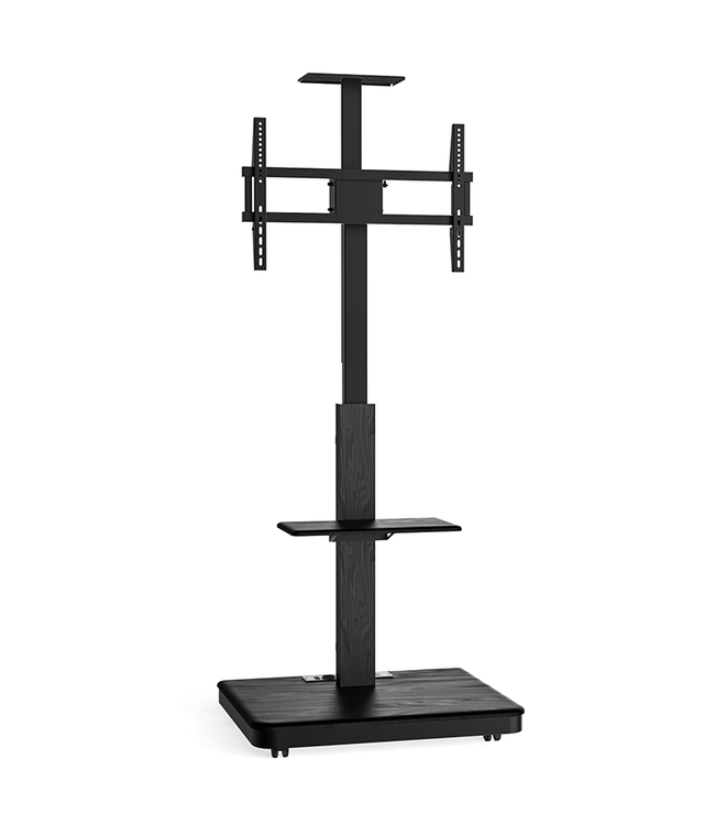 XTRARM Elite Mobiler TV Ständer Schwarz