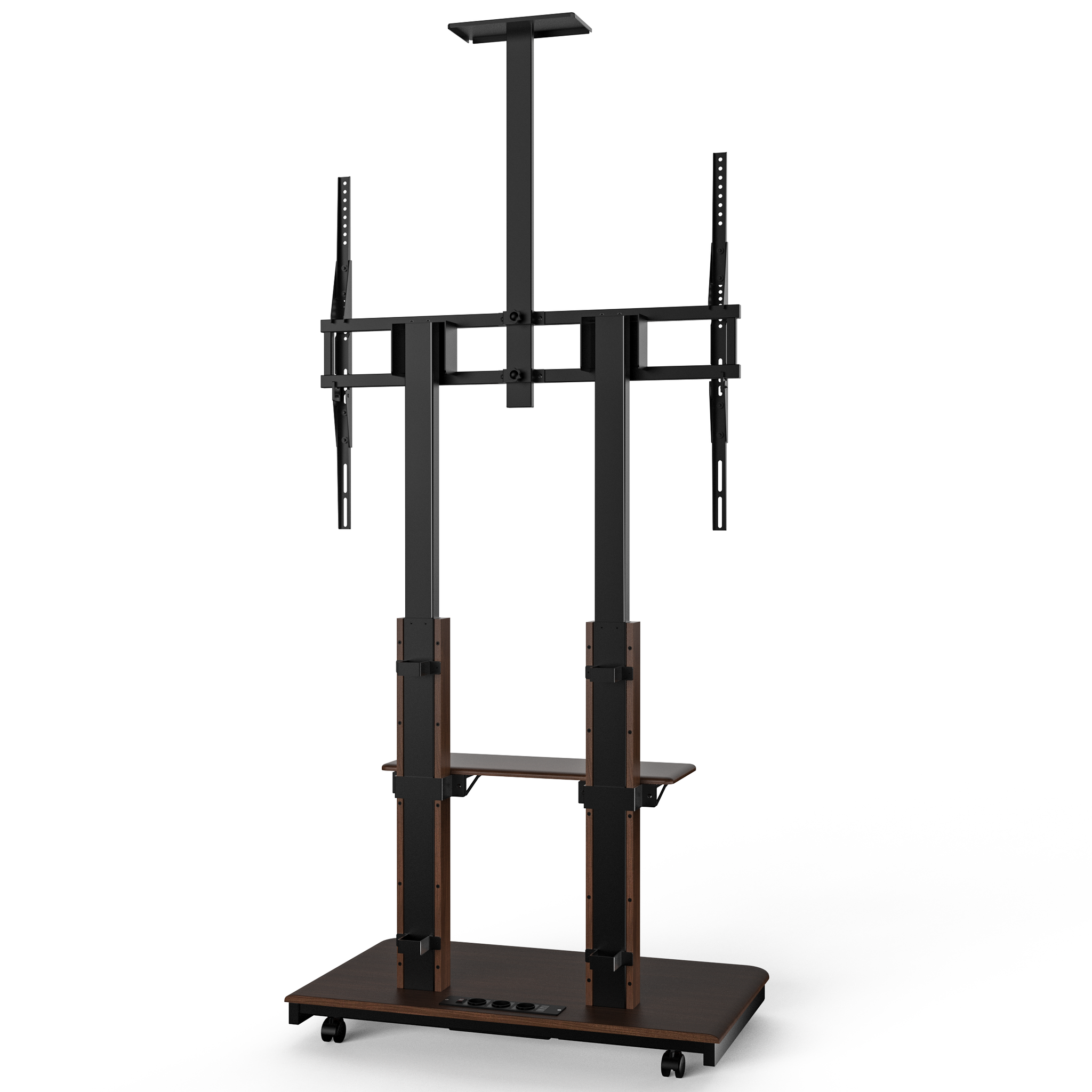 XTRARM Elektrischer TV Ständer Mobil - Für 40-86 Zoll Bis 60kg Mit Fernbedienung