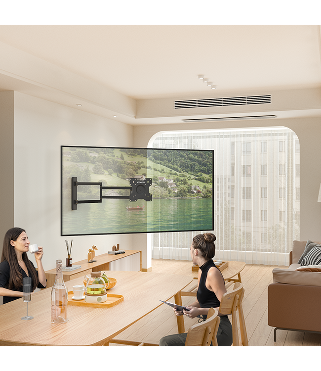 XTRARM Axis XL 108,5 cm Schwarz TV Wandhalterung