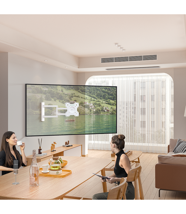 XTRARM Axis XL 70 cm Weiß TV Wandhalterung