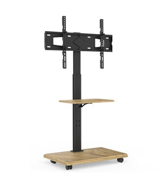  XTRARM Delphos mobiler TV Ständer Kirsche