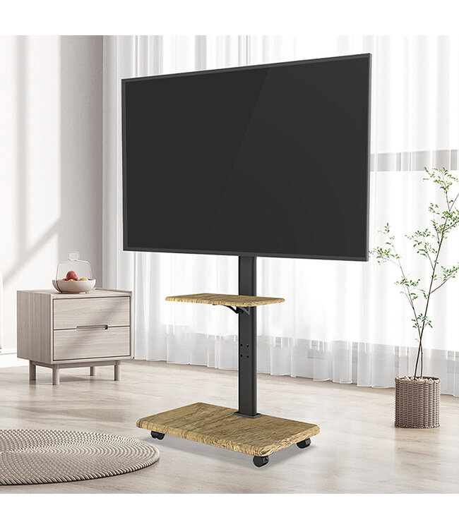 XTRARM Delphos mobiler TV Ständer Kirsche