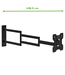  XTRARM Axis XL 108,5 cm Schwarz TV Wandhalterung