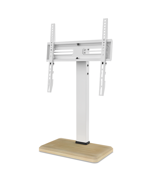 XTRARM XTR-TS1025 TV Tischständer Weiß/Eichendesign