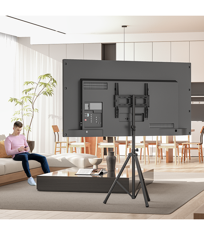 DQ WALL-SUPPORT Tripod 400 TV Ständer Schwarz