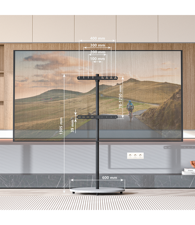 XTRARM Arius TV Ständer Grau