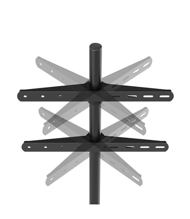 XTRARM Juno Tripod TV Ständer Schwarz