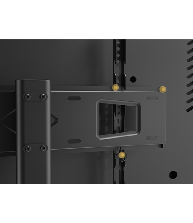 XTRARM Stellar mobiler TV Ständer Schwarz/Walnuss