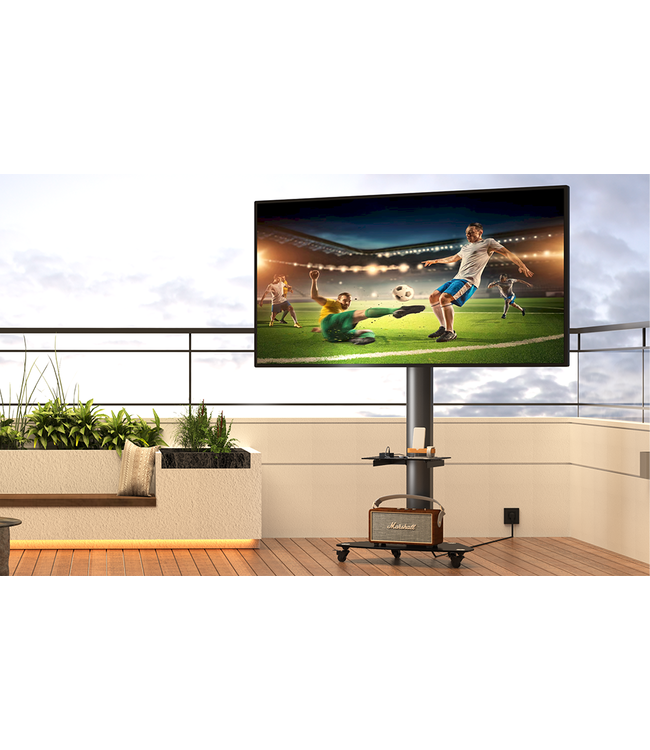 XTRARM Proton 300 mobiler TV Ständer Schwarz