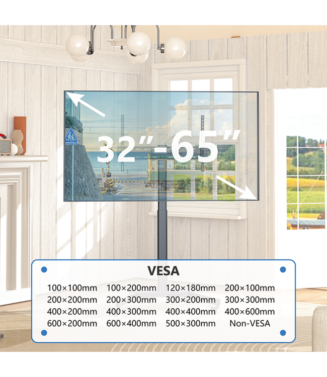 DQ WALL-SUPPORT Artem Mobiler TV Ständer