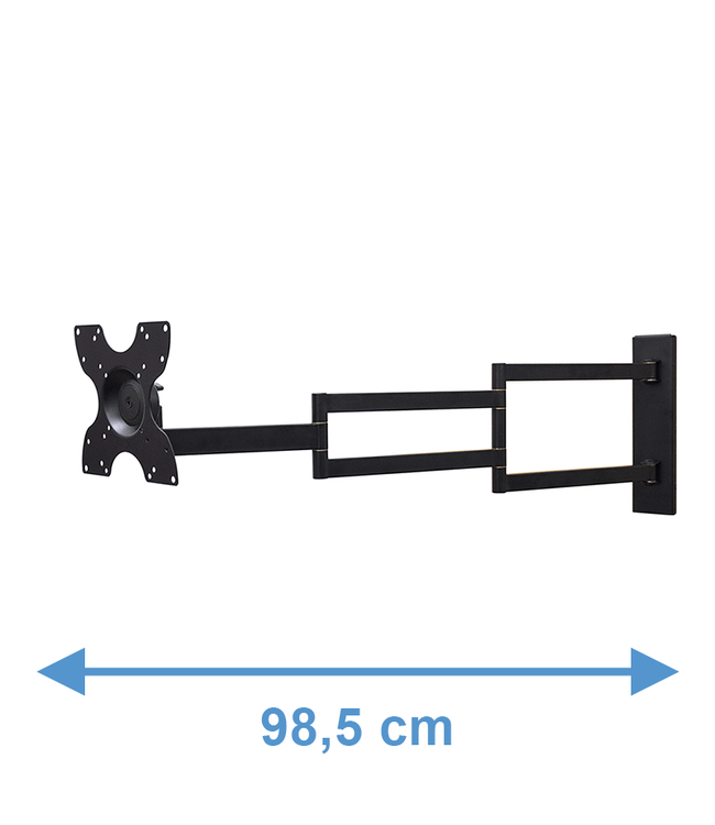 Supports muraux à bras articulé - XTR-LA2070 Support TV Rotate 120 cm Noir