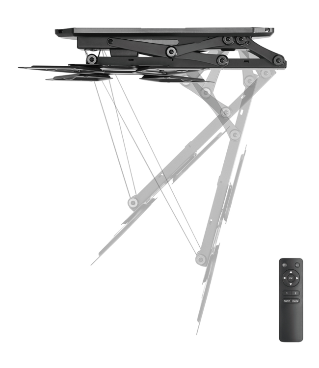 MyWall HL40ML motorisé - Support TV Plafond