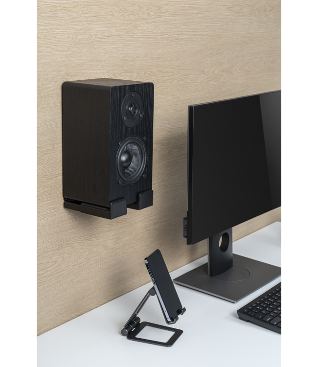 DQ Wall-Support Hektor TV Support pour barre de son noir