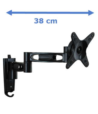 Supports muraux à bras articulé - XTR-LA2070 Support TV Rotate 120 cm Noir