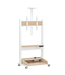 DQ Wall-Support Soporte de TV Zelos ajustable eléctricamente blanco roble