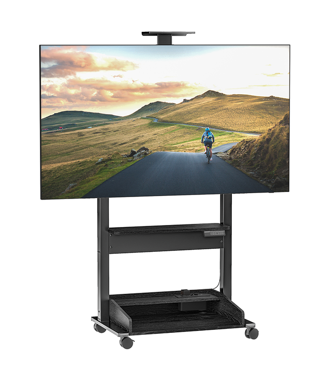 DQ Wall-Support Soporte de TV Zelos ajustable eléctricamente negro