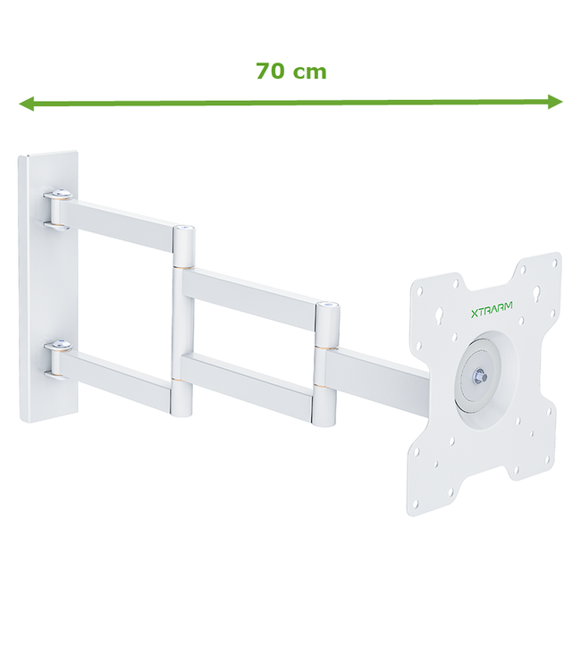 XTRARM Axis XL 70 cm Blanc Support rotatif, orientable et inclinable