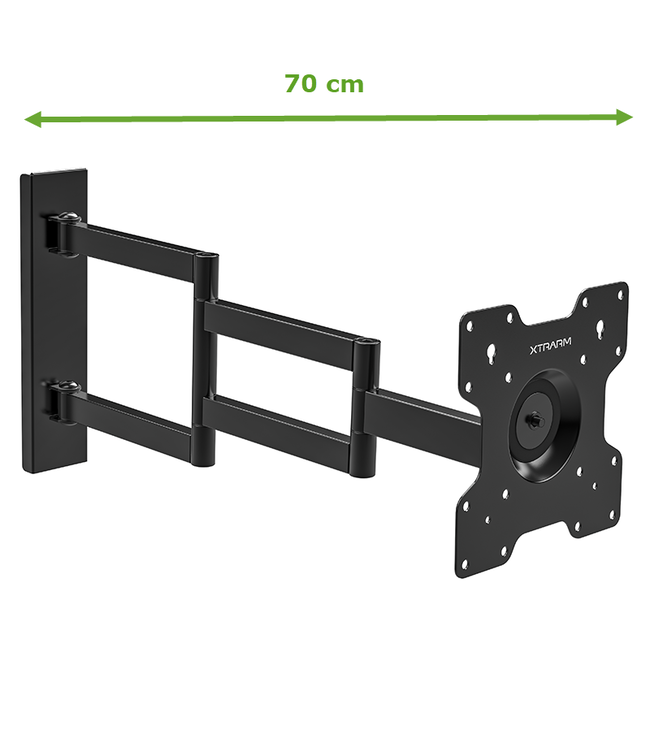 XTRARM Axis XL 70 cm Noir Support rotatif, orientable et inclinable