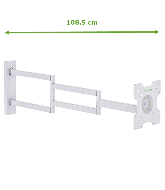 XTRARM Axis XL 108,5 cm Blanc Support rotatif, orientable et inclinable