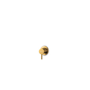 JEE-O Slimline Wand mengkraan mixer 01 met inbouwdeel mat goud