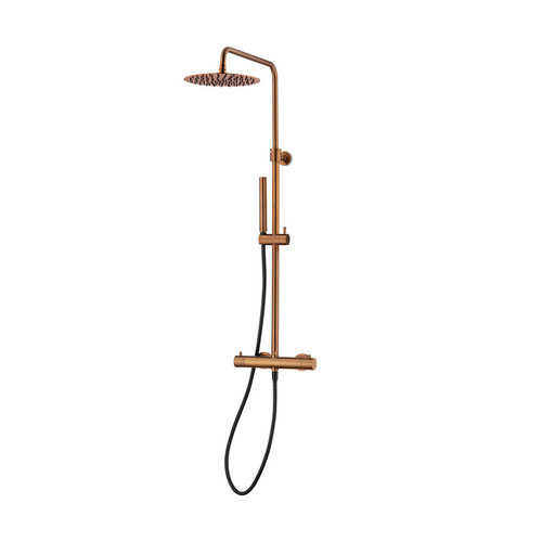 JEE-O Slimline opbouw regendouche set - 800-6614 | Brons JEE-O JEE-O Slimline opbouw regendouche set - 800-6614 | Brons