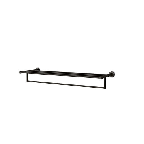 JEE-O JEE-O Slimline Handdoekrek lengte 70 cm Mat zwart - 801-0073