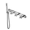 HotBath Chap Inbouw Bad/Douche Thermostaat Chroom C061CR