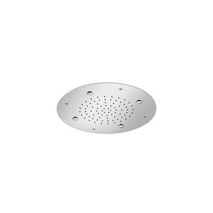 HotBath Mate inbouw hoofddouche Dualflow met spray straal 38 cm rond Geborsteld nikkel M196GN