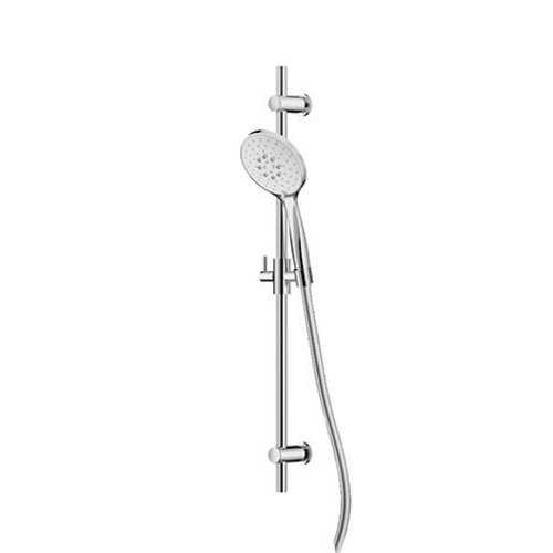 HotBath HotBath Mate glijstangset 75cm compleet met 3 standen ronde handdouche Chroom