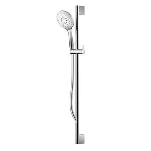 HotBath Mate glijstangset 90cm compleet met 3 standen ronde handdouche Chroom.hoogglans