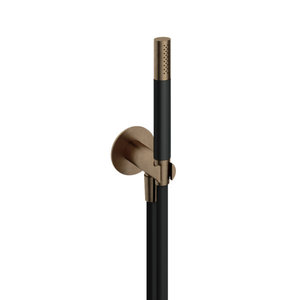 HotBath HotBath Cobber M440 staafhanddouche met wandsteun en uitlaat en doucheslang 150cm messing verouderd verweerd HotBath Cobber M440 staafhanddouche met wandsteun en uitlaat en doucheslang 150cm messing verouderd verweerd