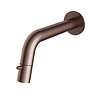 HotBath Dude Fonteinkraan inbouw - uitloop 18.6cm - inkortbaar - PVD - Geborsteld koper