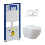 Creavit Geberit UP320 toiletset met Creavit randloos toilet met  softclose zitting