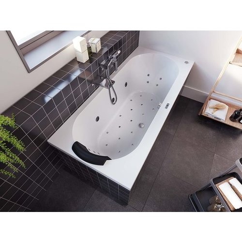 Riho Riho Carolina Easypool 3.1 whirlpool inbouwbad 180x80cm - pneumatisch