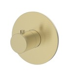 Regn losse inbouwthermostaat, Geborsteld goud - 10019BB Regn Regn losse inbouwthermostaat, Geborsteld goud - 10019BB