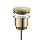 Regn pop-up wastafelafvoerplug, Geborsteld goud - 13000BB Regn Regn pop-up wastafelafvoerplug, Geborsteld goud - 13000BB