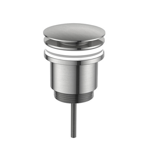 Regn pop-up wastafelafvoerplug, Geborsteld nikkel - 13000BN Regn Regn pop-up wastafelafvoerplug, Geborsteld nikkel - 13000BN