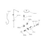 Regn Regn thermostatische regendouche, Mat Zwart - 15000MB