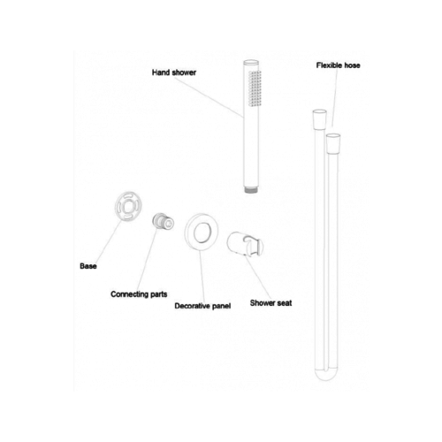 Regn Regn badset, Mat Zwart - 15005MB