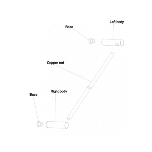 Regn handdoekhouder, gun metal black - 17000GM Regn Regn handdoekhouder, gun metal black - 17000GM