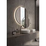 Martens Design Martens Design spiegel met verlichting en verwarming | Arizona | 80x50 cm | Mat Zwart