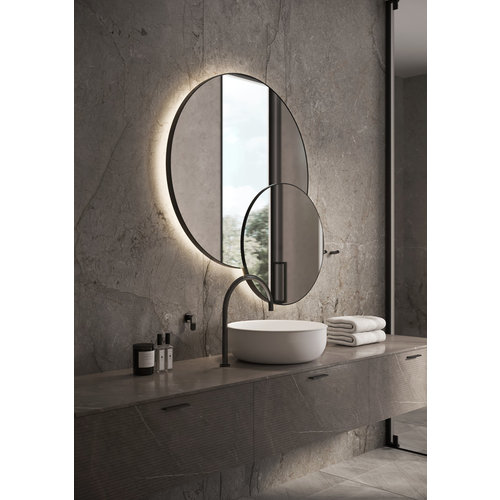 Martens Design Martens Design spiegel met verlichting en verwarming | Arizona | 80x50 cm | Koper