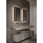 Martens & Meijer spiegel met verlichting en verwarming Vegas | Mat zwart | 45x90 cm Martens & Meijer Martens & Meijer spiegel met verlichting en verwarming Vegas | Mat zwart | 45x90 cm